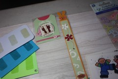 Frances Meyers provo craft & JoLees Stickers new baby lot animals die cut pastel
