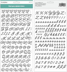 – Alphabet Puffy Stickers in Uppercase and Lowercase, Numbers and Special Charac