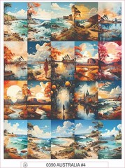 AUSTRALIA #4 – COMPLETE SHEET OF 20 STICKERS