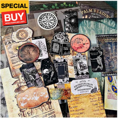 Dark Academia Junk Journal Supplies, Vintage Skull Decoupage Paper for Scrapbook