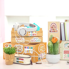 200 PCS Vintage Motivational Stickers, Boho Inspirational Stickers for Scrapbook