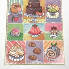 Stickety-Doo-Da SCENTED Whipped Cream Cake American Greetings Stickers 2 Sheets
