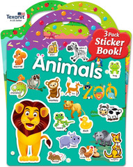 Reusable Sticker Book for Toddlers, Stickers for Kids, Toddler Travel Toys Activ