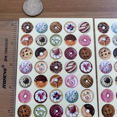 Donuts Small Stickers Cute Kawaii Sweets 70pcs
