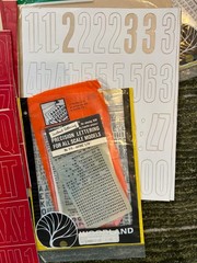 Scrapbooking Stickers / Transfers / Stencils — Alphabet / Letters Assorted Lot