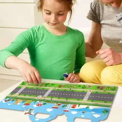 Reusable Sticker Book for Kids, 2 Sets Educational Learning Toys Travel Stickers