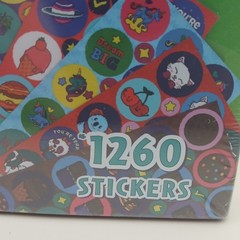 1260 Scratch & Sniff Stickers – 45 Sheets – Purple Ladybug – Multi-Scent Fun