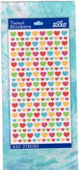 Sticker Sheet Sticko Tiny Tmulti Hearts Themed EK Success 220 Pieces For Crafts