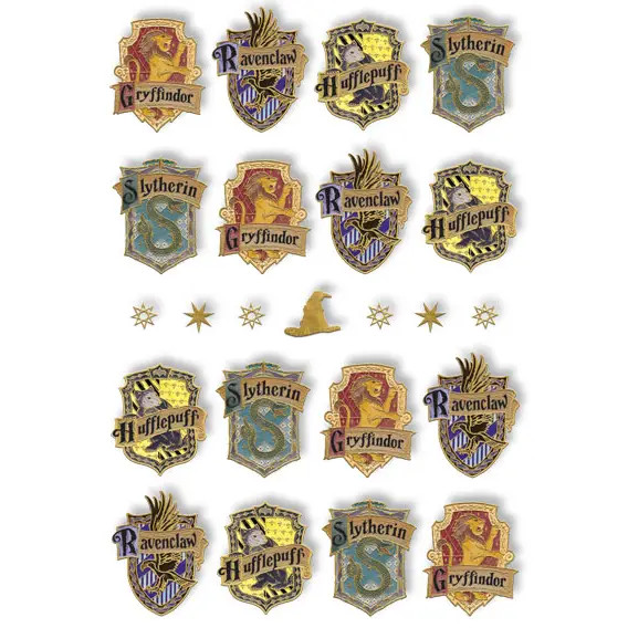 Harry Potter House Shields Pop-up 3D Stickers Planner Party Supply Crafts