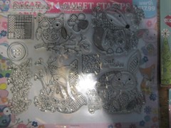 LOT OF 13 PACKS CLEAR SELF CLINGING STAMP SET NEW OLD STOCK