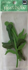 GREEN DARK STEMS MIX 1 Die-cut Embellishment(10pc)Jolee’s •Garden•Christmas•