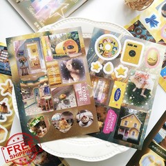 Teoippv Sweet Moment Japanese Stickers Book