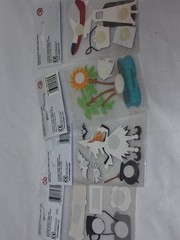 SET of 4 Packages Sandylion Essentials Scrapbooking Stickers Travel Witch NEW