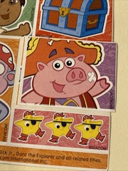 Dora The Explorer Sticker Sheet Scrapbook Planner Craft Stickers READ