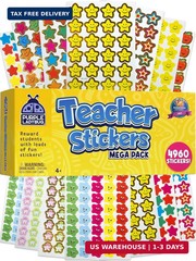 PURPLE LADYBUG Teacher Stickers for Students – 4960 Reward Stickers for Kids Cla