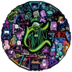50PCS NEON STICKERS