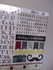 echo park paper company times & seasons 2 alpha stickers set NOS