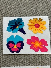 Vintage 1980’s Huge Lot Of Mylar Foil Hambly Stickers RARE HTF Fruit Animals…