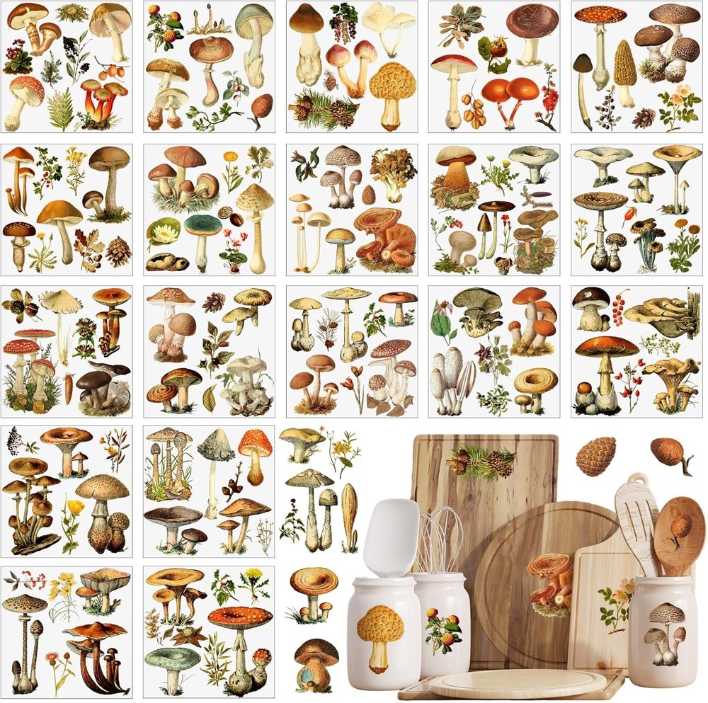 Honoson 20 Sheets Farmhouse Rub on Transfers for Crafts As the Picture Shown