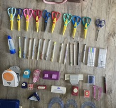 Huge Collection of Creative Memories scrapbooking tools and accessories, w/bag