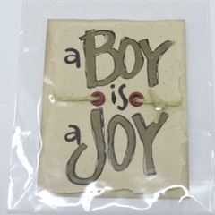 EK Success Fresh Sticker Handmade by Rebecca Sower A Boy is a Joy 3D Scrapbook