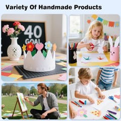 80 PCS White Cardstock Paper 8.5×11 Inch 200GSM Thick Printer DIY Craft