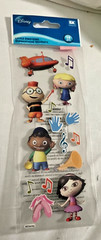 Retired LITTLE EINSTEIN Scrapbooking Stickers By Jolee’s EK SUCCESS