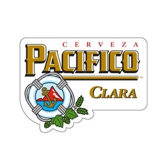 Pacifico Logo Die Cut Sticker Multi-Color