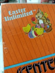 Vintage Stick-Ons Easter Unlimited Puffy Easter Bunny Eggs Chicks Stickers NOS