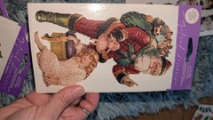 Vintage Gifted Line Stickers John Grossman Lot Christmas Victorian Lot 12 Packs