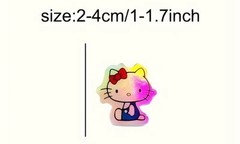 Hello Kitty Glitter Stickers – Cute Kawaii Japan Animation Shiny Anime