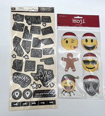 Huge Scrapbook Sticker Embellishment Lot Graphic 45 MME Swatch Book New