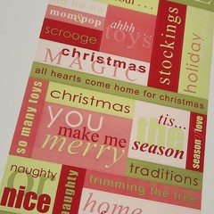 NEW Lot CHRISTMAS HOLIDAY Scrapbooking Cardstock Stickers Borders Alphabet Words