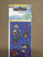 NEW 1997 Rugrats SandyLion Nickelodeon Stickers Holographic K1