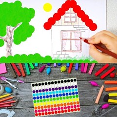 ® 1“White Circle Dot Stickers Color Coding Labels 1000PCS 2 Rolls