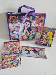 Lisa Frank Lot – Pencil Case, Puzzle, Stickers, Portfolio For Notebook