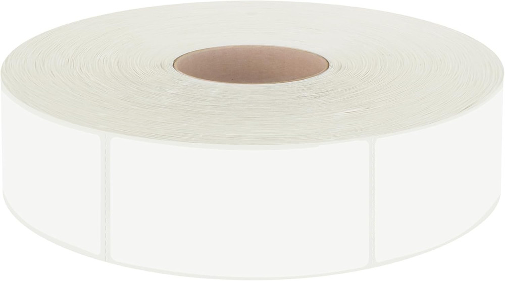 600 PCS White Rectangular Stickers, Blank Write on Labels Self-Adhesive Stickers
