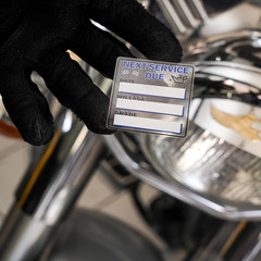 Oil Change Stickers 250 Pcs per Roll-Service Reminder Stickers-2 Inches X 2 Inch