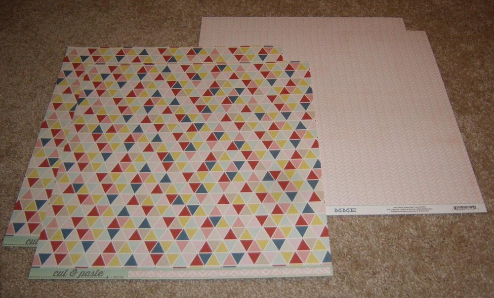 My Mind’s Eye Double Sided Paper(4) ~ Cut & Paste…..Presh «Noted»