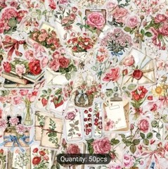 135+ Pc Vintage Ephemera Junk Journal Scrapbook Stickers Paper Labels Tickets