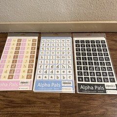 HUGE NEW LOT of 21 Letter & number scrapbooking stickers