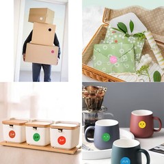 3000 Pieces 1 Inch Round Removable Color-Code Dot Stickers Circle Dots Stickers