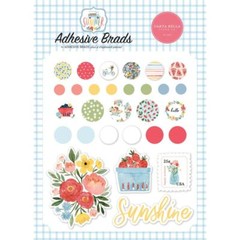 Crafts Decorative Adhesive Brads Summer Fruit Flowers Gems Sunshine Stripes Dots