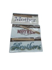 My Mind’s Eye Bohemia Transfer Titles Rub On Lot Of 3 -Mother & Brothers New
