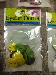 Eyelet Outlet Brads Lot of NEW 7 packs Card Making Scrapbooking Tennis Shoes
