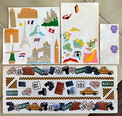 Large Mixed Lot (18+ Sheets) STICKOPOTAMUS Vacation RV Cruising TRAVEL Stickers