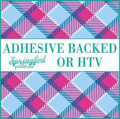 PRINCESS PLAID Pattern #8 Adhesive Vinyl or HTV Heat Transfer Vinyl Tartan Print