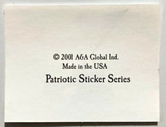 Raising the Flag on Iwo Jima Stickers Lot of 3 Vend Mach Decal American USA Flag