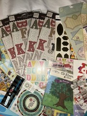 Mixed Lot of 125+ Scrapbook Stickers Die Cuts NEW Jolees Sticko, Heidi..,.