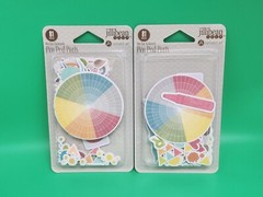 Jillibean Soup Shades Color Pea Pod Parts Die Cut Card Stock Hampton Art 2 PACK